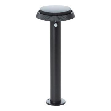Brilliant - LED Solar lamp with sensor ALVERO LED/4W/3,7V 50 cm IP44 black