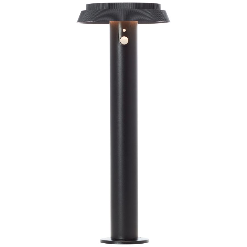 Brilliant - LED Solar lamp with sensor ALVERO LED/4W/3,7V 2000 mAh 50 cm IP44 black