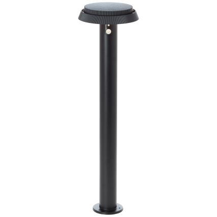 Brilliant - LED Solar lamp with sensor ALVERO LED/4W/3,7V 2000 mAh 70 cm IP44 black