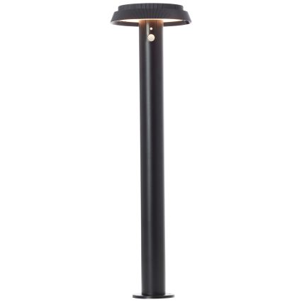 Brilliant - LED Solar lamp with sensor ALVERO LED/4W/3,7V 2000 mAh 70 cm IP44 black