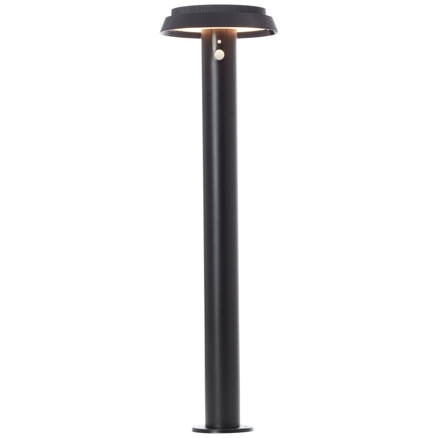 Brilliant - LED Solar lamp with sensor ALVERO LED/4W/3,7V 2000 mAh 70 cm IP44 black