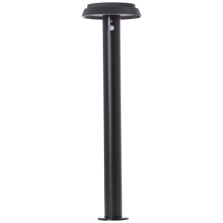 Brilliant - LED Solar lamp with sensor ALVERO LED/4W/3,7V 2000 mAh 70 cm IP44 black