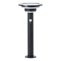 Brilliant - LED Solar lamp with sensor GARVINA LED/3W/3,7V 45 cm IP44 black
