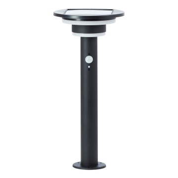 Brilliant - LED Solar lamp with sensor GARVINA LED/3W/3,7V 45 cm IP44 black