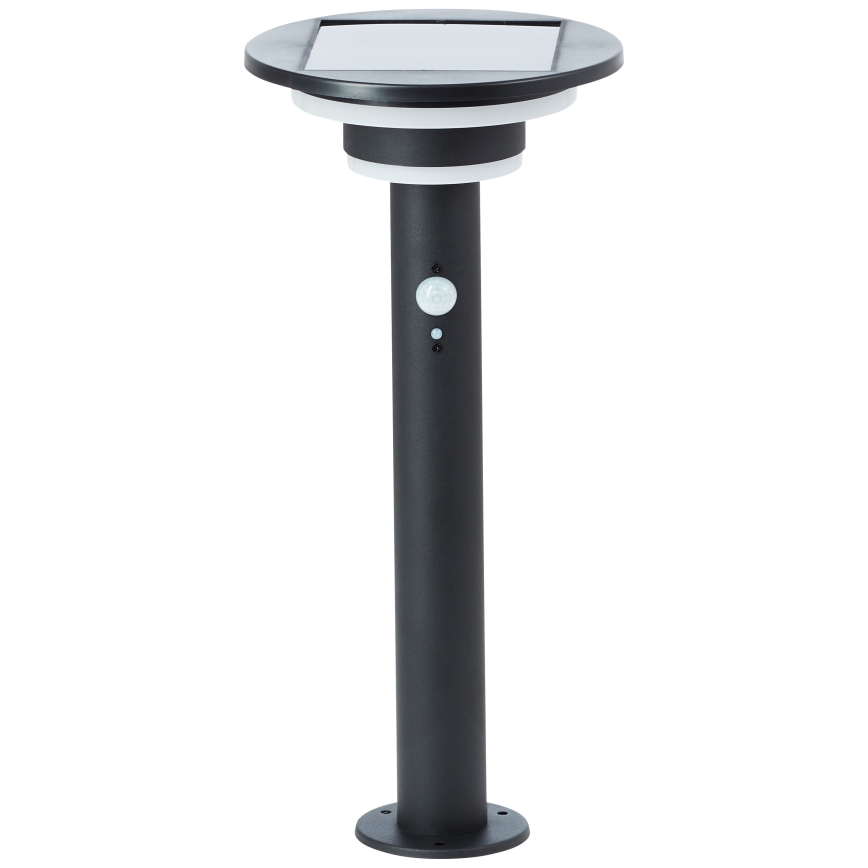 Brilliant - LED Solar lamp with sensor GARVINA LED/3W/3,7V 45 cm IP44 black