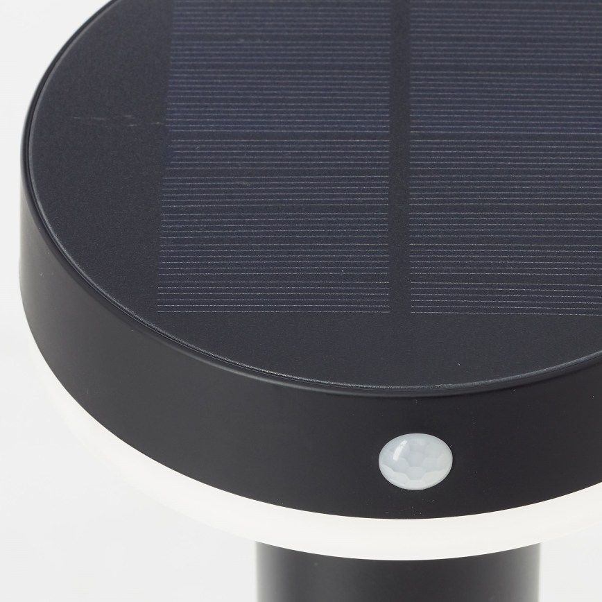 Brilliant - LED Solar lamp with sensor MAGUA LED/4W/3,7V 50,2 cm IP44 black