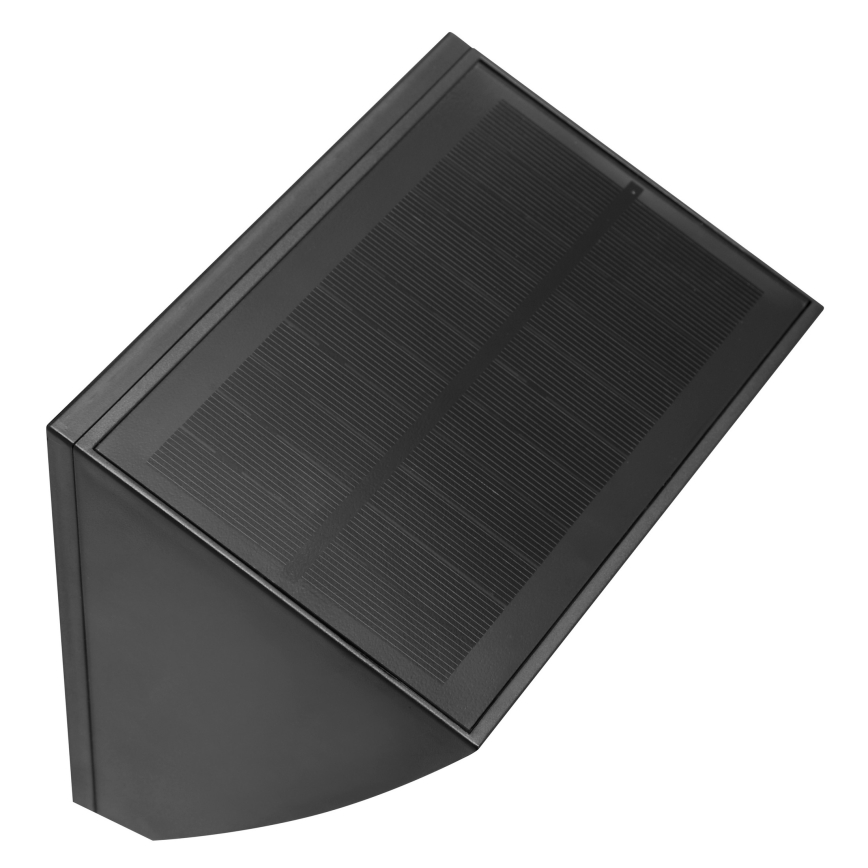 Brilliant - LED solar wall light with sensor SIERRA LED/6W/3.7V 2700/4000/6500K 2000 mAh IP54 black