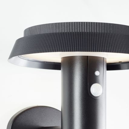Brilliant - LED Solar wall light with sensor ALVERO LED/4W/3,7V IP44
