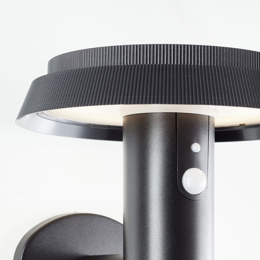 Brilliant - LED Solar wall light with sensor ALVERO LED/4W/3,7V IP44