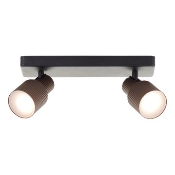 Brilliant - LED Spotlight CADIZ 2xGU10/5W/230V bronze