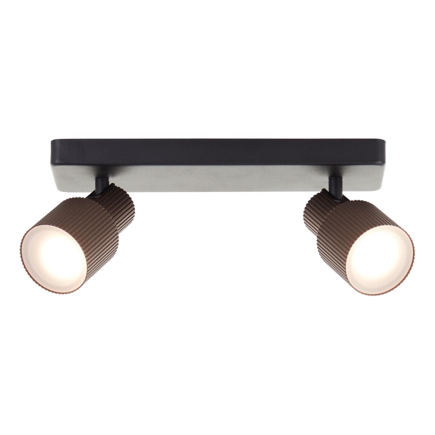 Brilliant - LED Spotlight CADIZ 2xGU10/5W/230V bronze