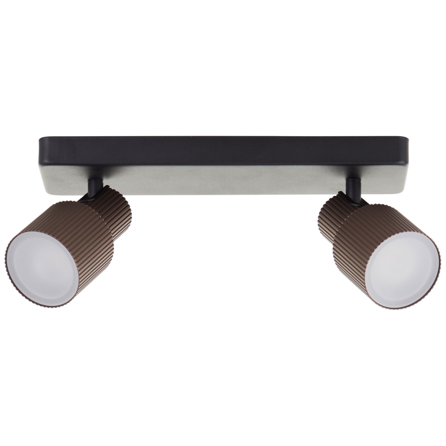 Brilliant - LED Spotlight CADIZ 2xGU10/5W/230V bronze
