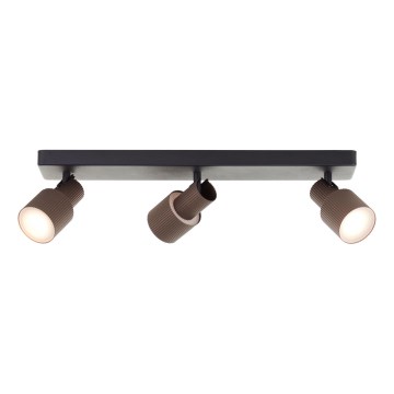 Brilliant - LED Spotlight CADIZ 3xGU10/5W/230V bronze