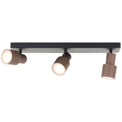 Brilliant - LED Spotlight CADIZ 3xGU10/5W/230V bronze
