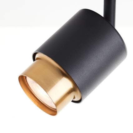 Brilliant - LED Spotlight COVELO 2xGU10/5W/230V black/gold