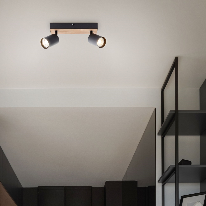 Brilliant - LED Spotlight JELLO 2xGU10/4,5W/230V pine - FSC certified