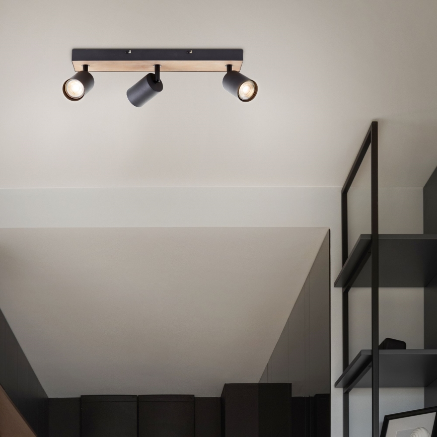 Brilliant - LED Spotlight JELLO 3xGU10/4,5W/230V pine - FSC certified