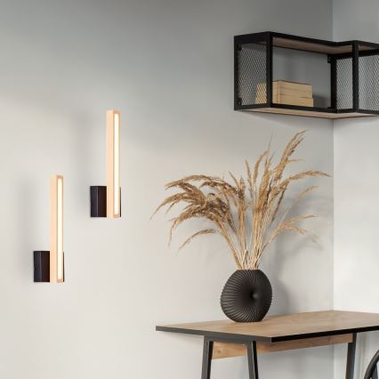Brilliant - LED Wall light ARION LED/7,5W/230V pine - FSC certified
