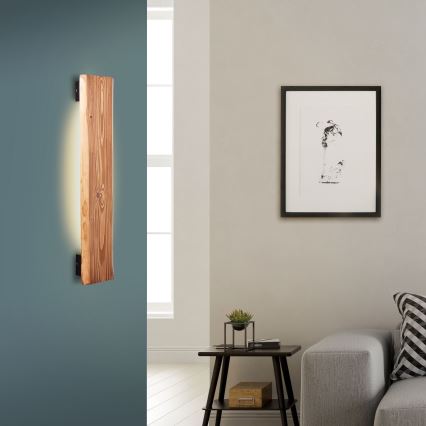 Brilliant - LED Wall light FEINGOLD LED/8,5W/230V pine - FSC certified