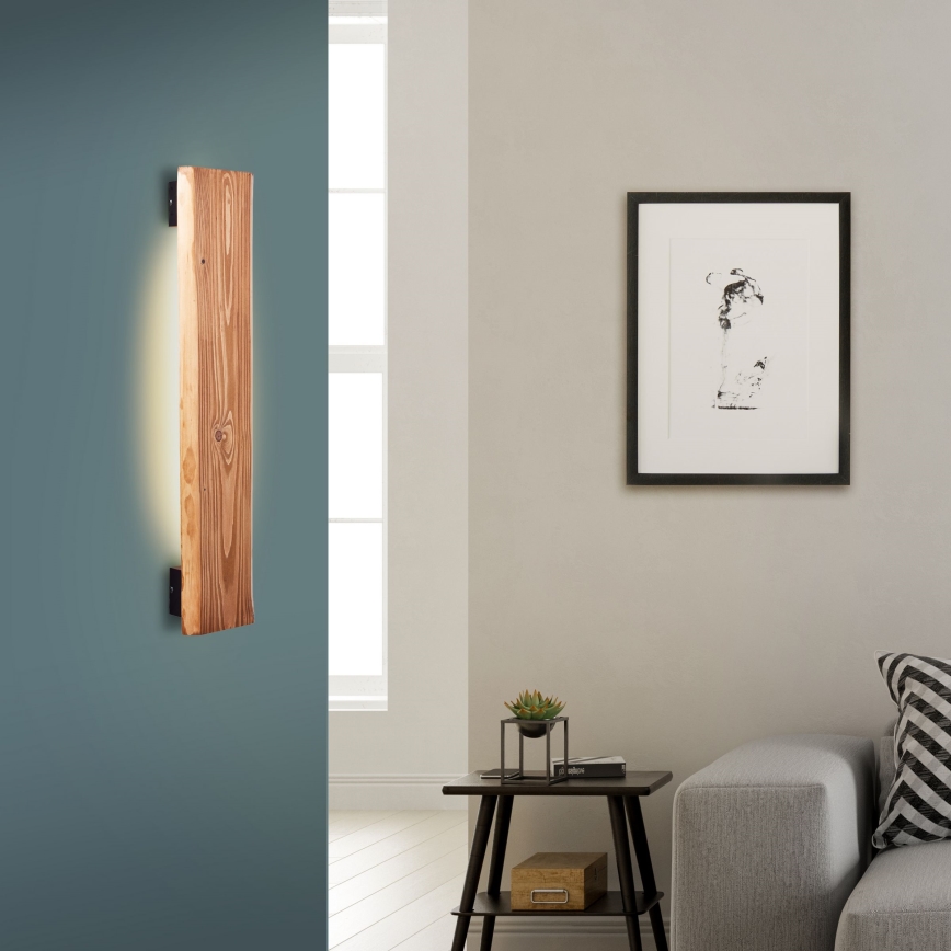 Brilliant - LED Wall light FEINGOLD LED/8,5W/230V pine - FSC certified