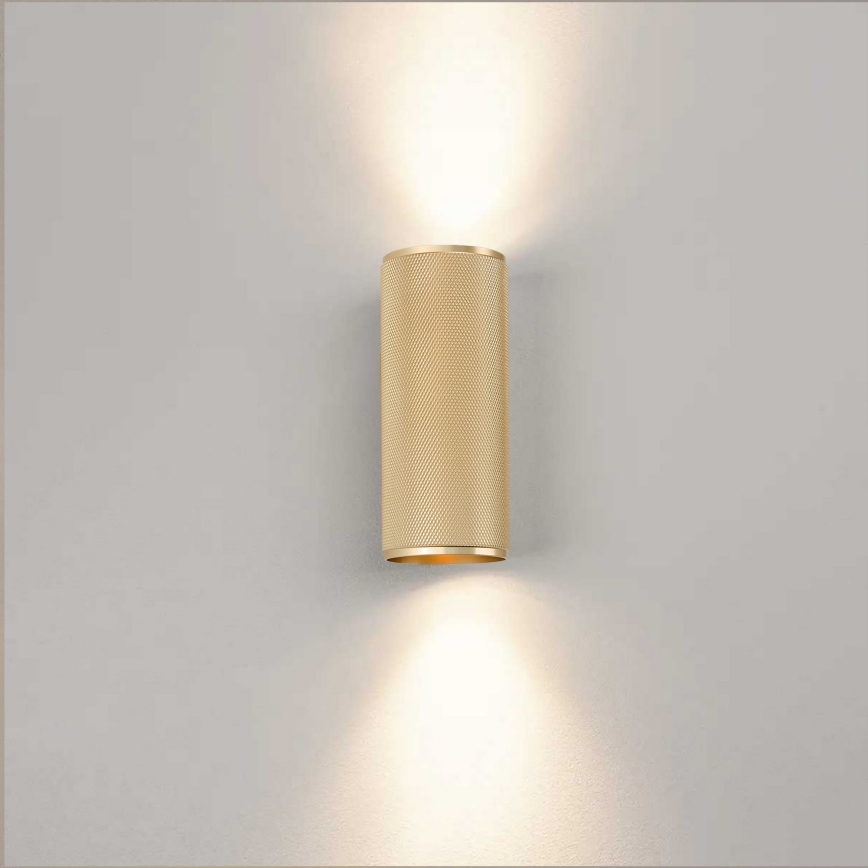 Brilliant - LED Wall light MARTY 2xGU10/5W/230V gold