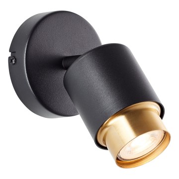 Brilliant - LED wall-mounted spotlight COVELO 1xGU10/5W/230V black/gold