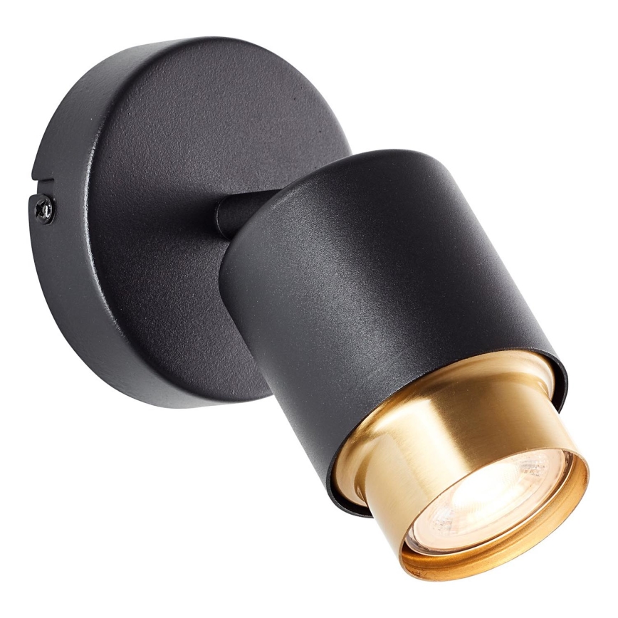 Brilliant - LED wall-mounted spotlight COVELO 1xGU10/5W/230V black/gold