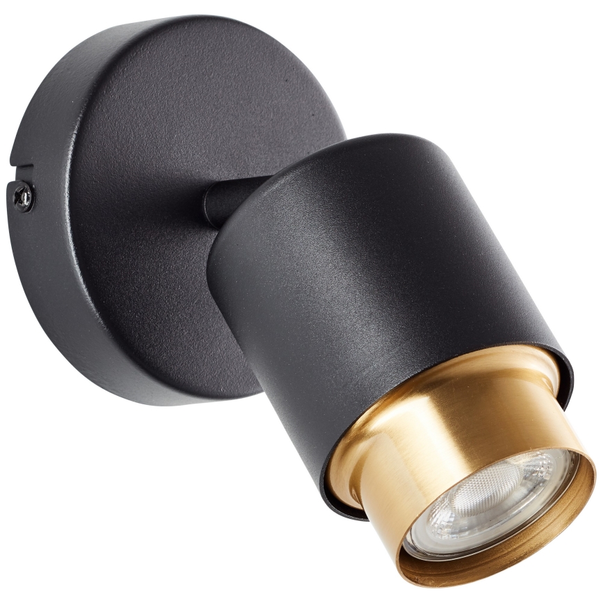 Brilliant - LED wall-mounted spotlight COVELO 1xGU10/5W/230V black/gold