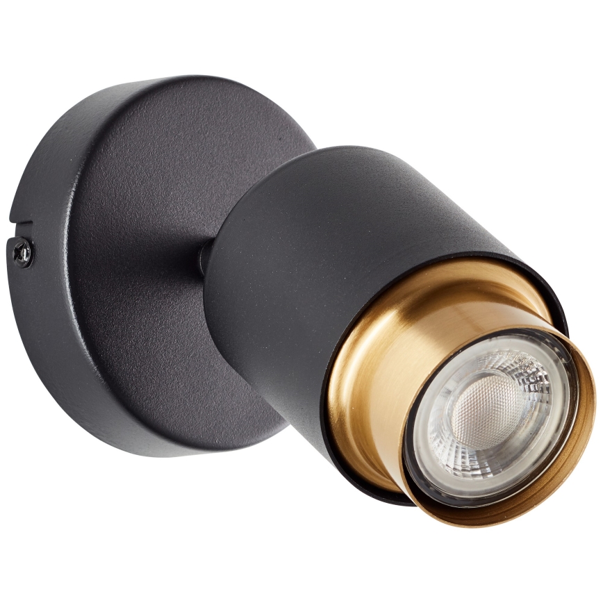 Brilliant - LED wall-mounted spotlight COVELO 1xGU10/5W/230V black/gold