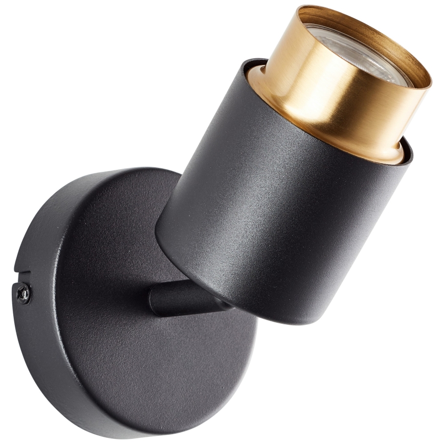 Brilliant - LED wall-mounted spotlight COVELO 1xGU10/5W/230V black/gold