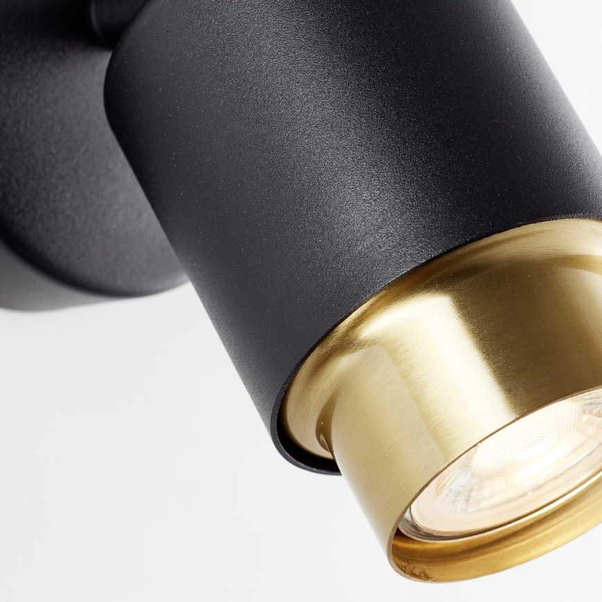 Brilliant - LED wall-mounted spotlight COVELO 1xGU10/5W/230V black/gold
