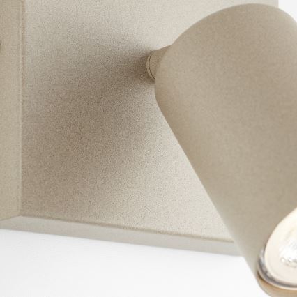 Brilliant - LED wall-mounted spotlight JELLO 1xGU10/5W/230V beige