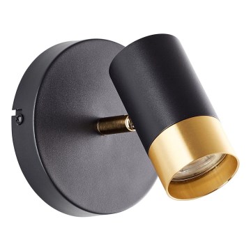 Brilliant - LED Wall-Mounted Spotlight VIGOLO 1xGU10/5W/230V Black/Gold