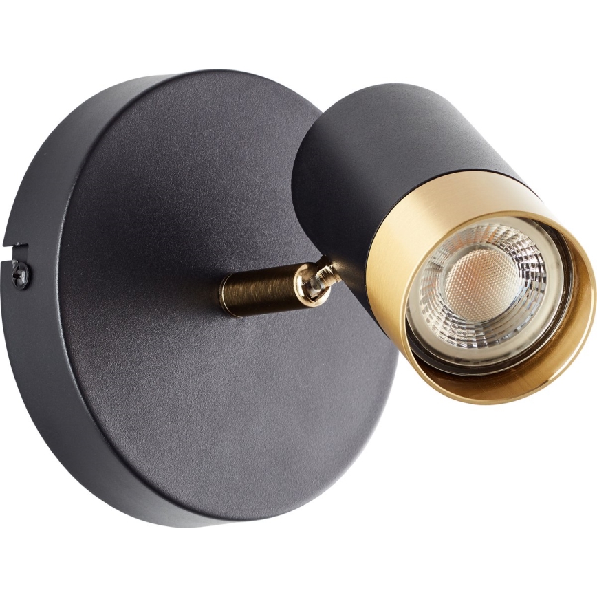 Brilliant - LED Wall-Mounted Spotlight VIGOLO 1xGU10/5W/230V Black/Gold