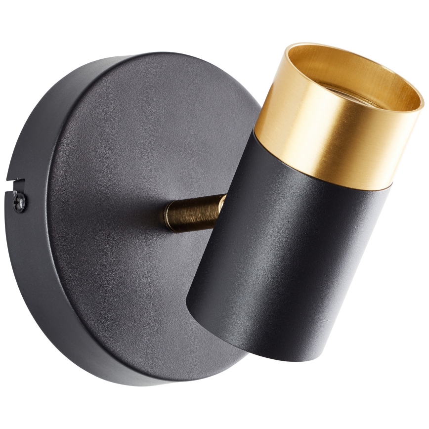 Brilliant - LED Wall-Mounted Spotlight VIGOLO 1xGU10/5W/230V Black/Gold