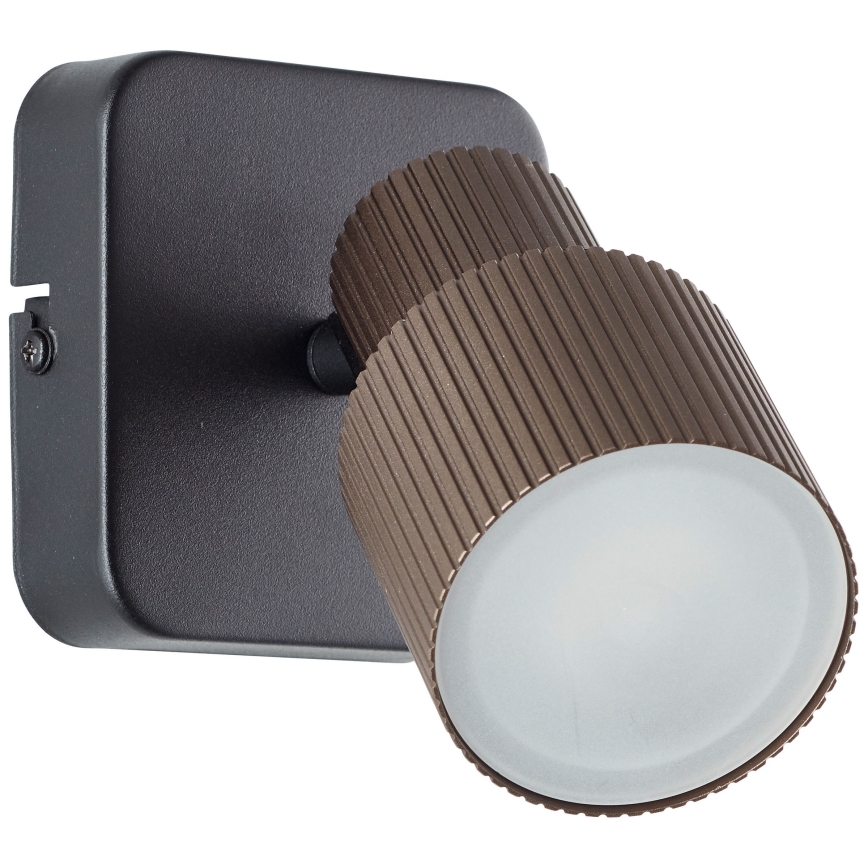 Brilliant - LED Wall spotlight CADIZ 1xGU10/5W/230V bronze