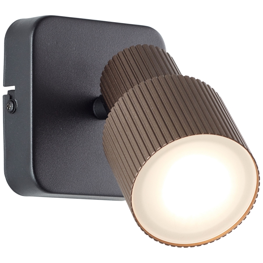 Brilliant - LED Wall spotlight CADIZ 1xGU10/5W/230V bronze