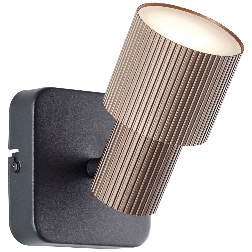 Brilliant - LED Wall spotlight CADIZ 1xGU10/5W/230V bronze