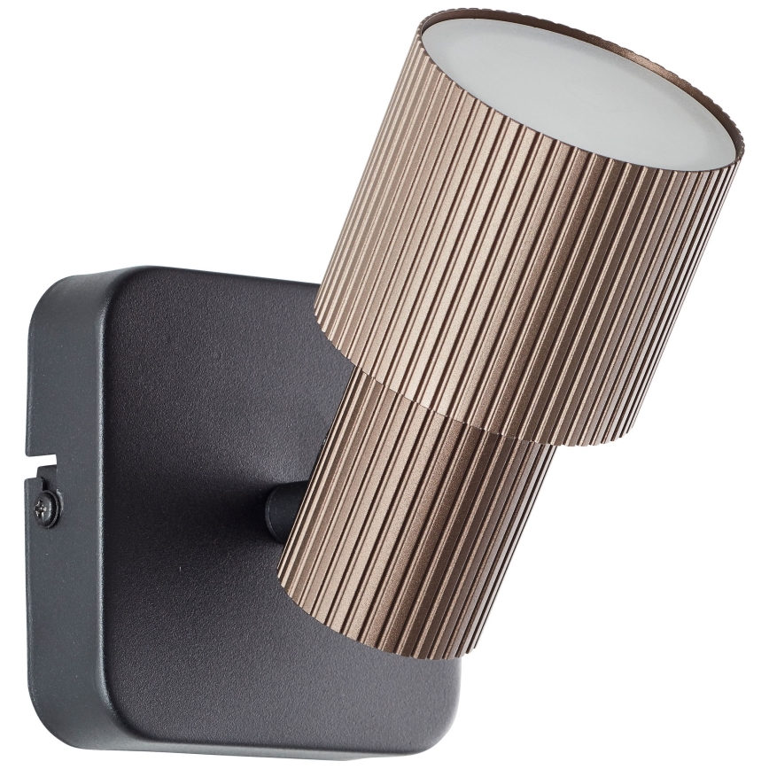 Brilliant - LED Wall spotlight CADIZ 1xGU10/5W/230V bronze