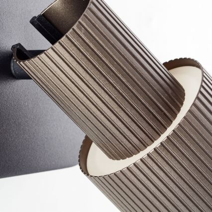 Brilliant - LED Wall spotlight CADIZ 1xGU10/5W/230V bronze
