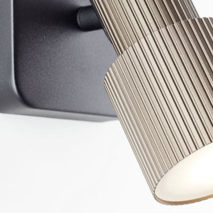 Brilliant - LED Wall spotlight CADIZ 1xGU10/5W/230V bronze
