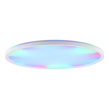 Brilliant - LUMARO LED RGBW Dimmable Ceiling Light LED/22W/230V 4000K Ø 42 cm, White + Remote Control