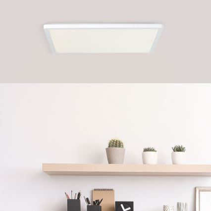 Brilliant - MILTON LED Ceiling Light 24W/230V 42 x 42 cm White