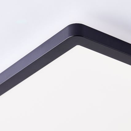 Brilliant - MILTON LED Ceiling Light LED/18W/230V, 29.3 x 29.3 cm, Black