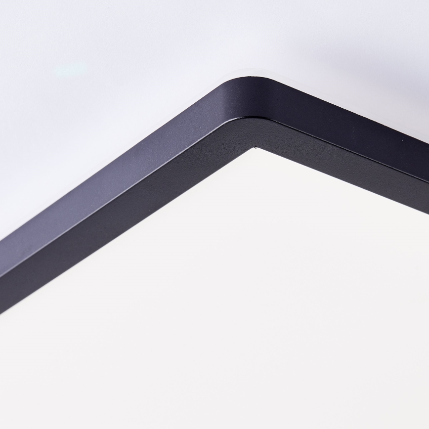 Brilliant - MILTON LED Ceiling Light LED/18W/230V, 29.3 x 29.3 cm, Black