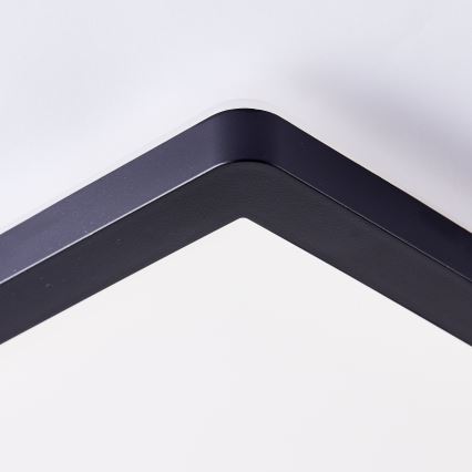 Brilliant - MILTON LED Ceiling Light LED/24W/230V 42x42 cm Black