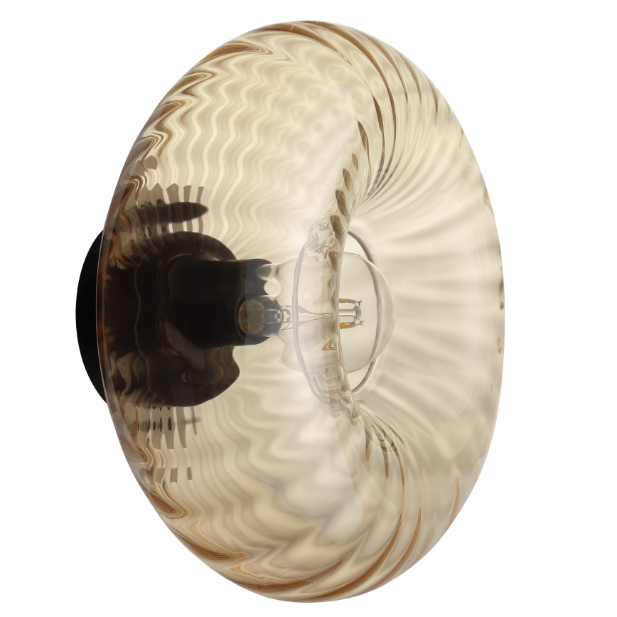 Brilliant - NEVIL wall light 1xE27/20W/230V black/smoky beige