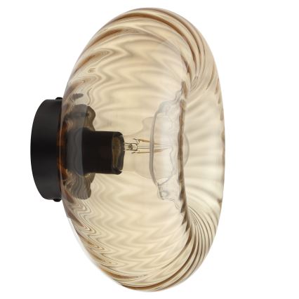 Brilliant - NEVIL wall light 1xE27/20W/230V black/smoky beige