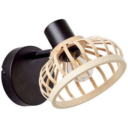 Brilliant - NORAH Wall Lamp 1xE14/28W/230V Bamboo