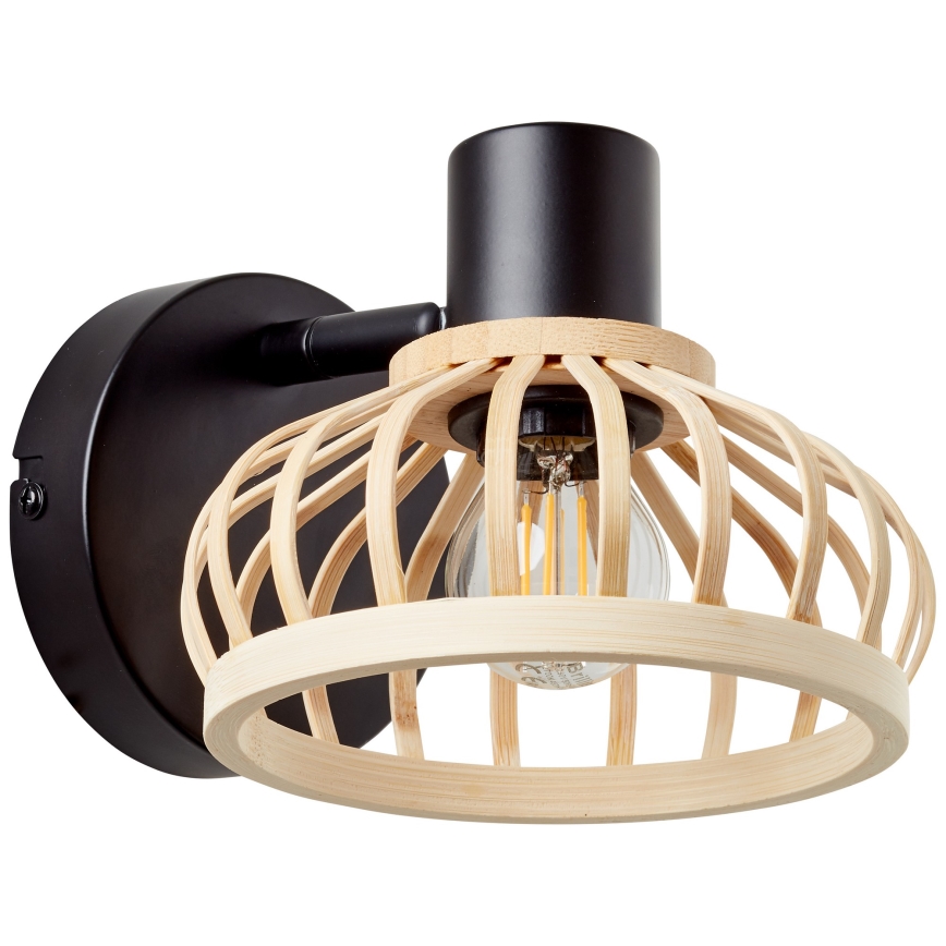 Brilliant - NORAH Wall Lamp 1xE14/28W/230V Bamboo